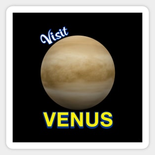 Visit Planet Venus Astronomy Planetary Science Solar System Sticker